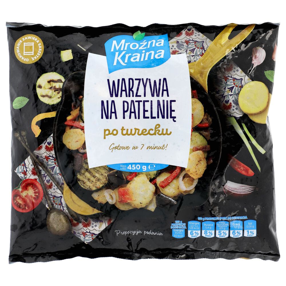 Mroźna Kraina Warzywa na patelnię po turecku 450 g. /szt.