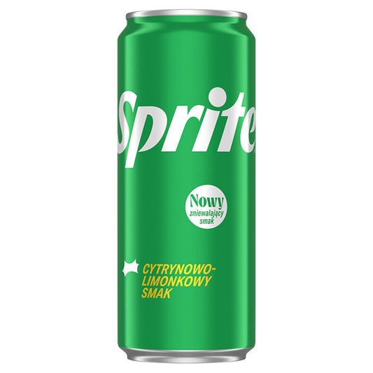 Sprite Napój gazowany cytrynowo-limonkowy smak 330 ml. /szt.