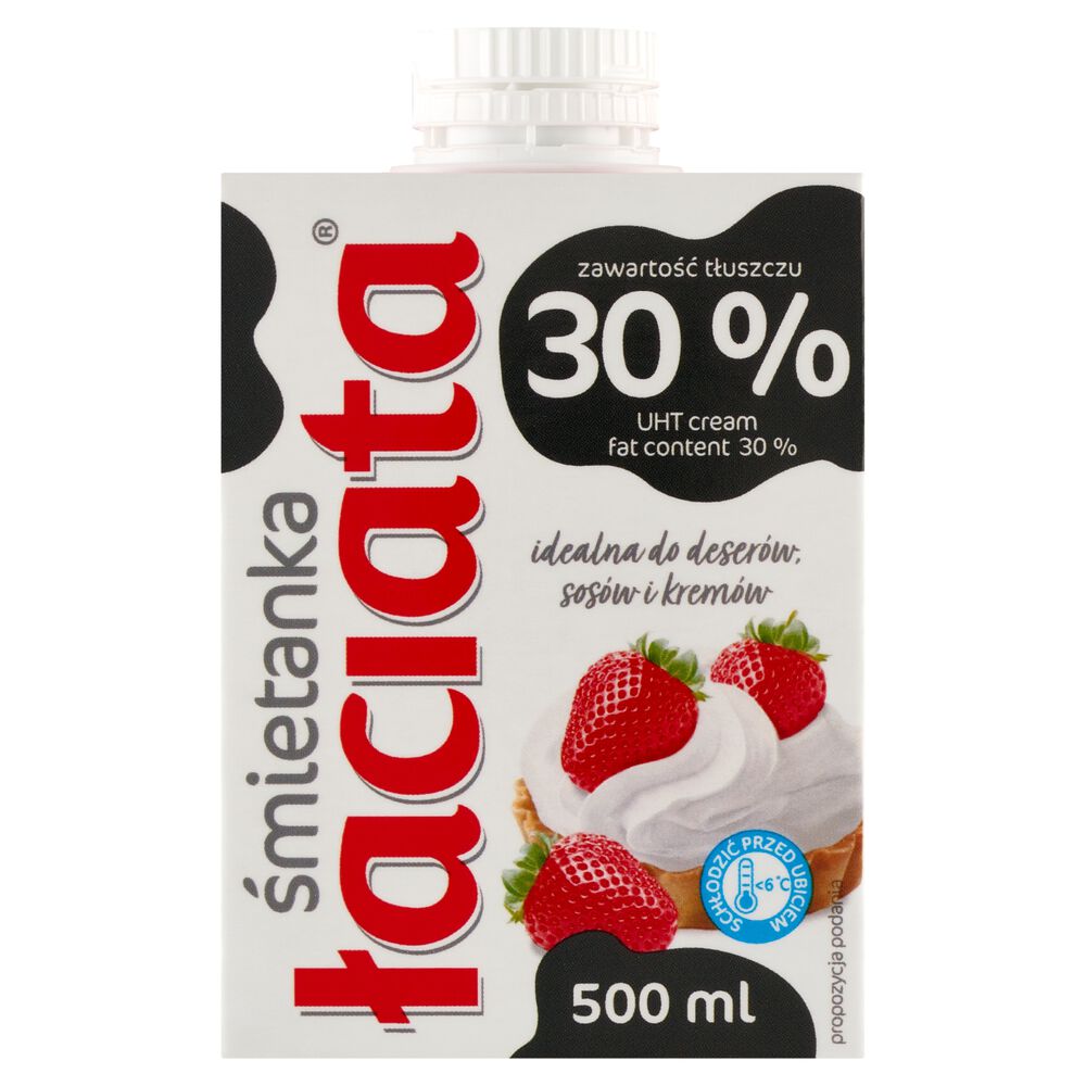 Łaciata Śmietanka 30 % UHT 500 ml. /szt.