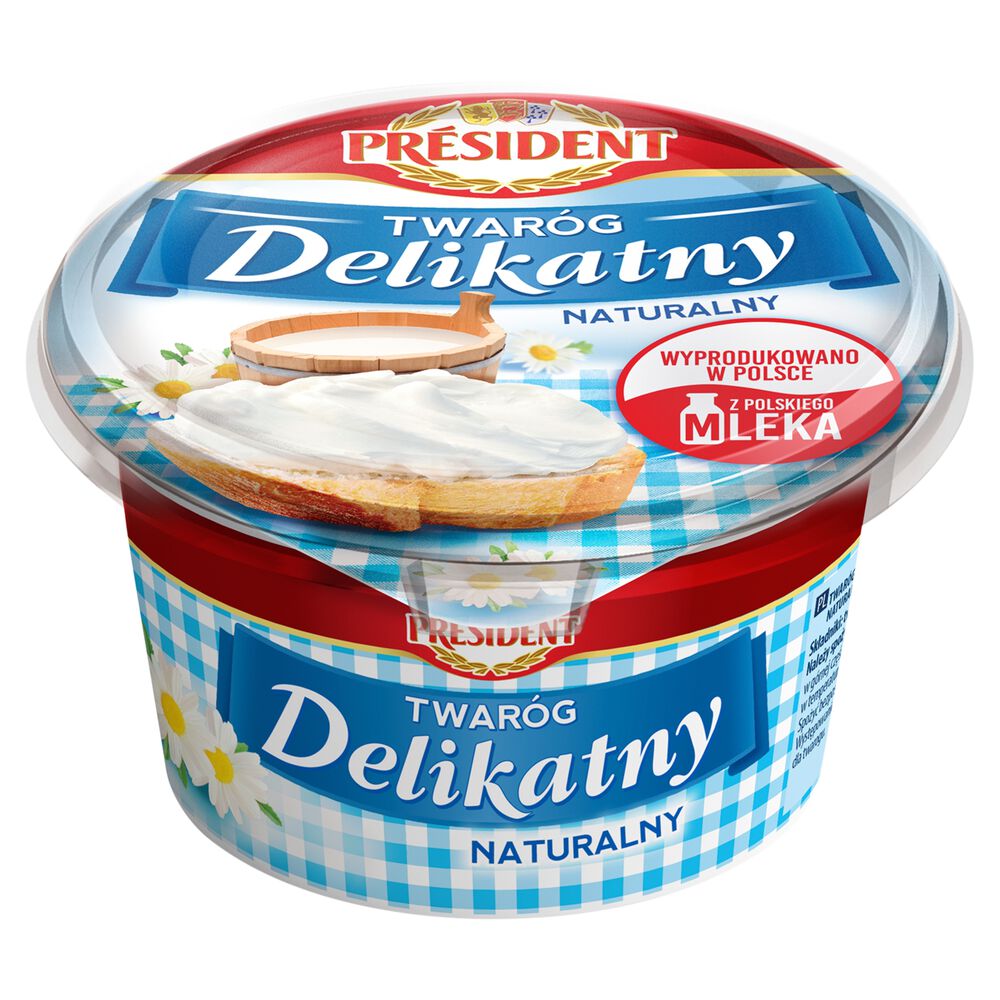 Président Twaróg delikatny naturalny 350 g. /szt.
