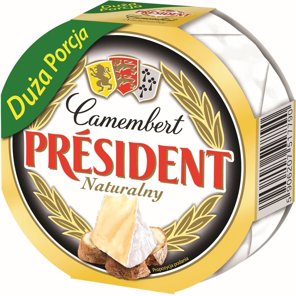 Président Camembert Naturalny 170 g. /szt.