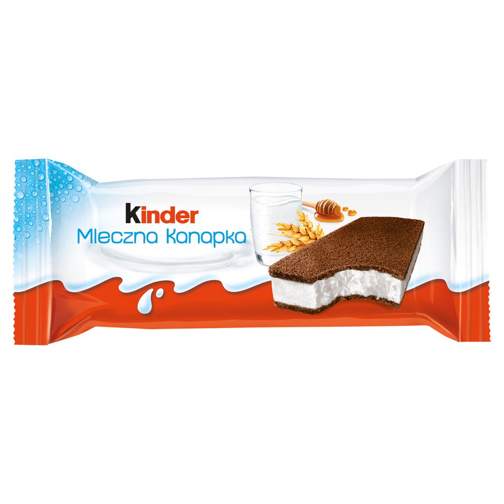 Kinder Mleczna Kanapka Biszkopt z mlecznym nadzieniem 28 g. /szt.
