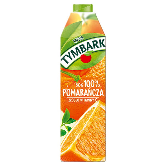 Tymbark Sok 100 % pomarańcza 1 l. /szt.