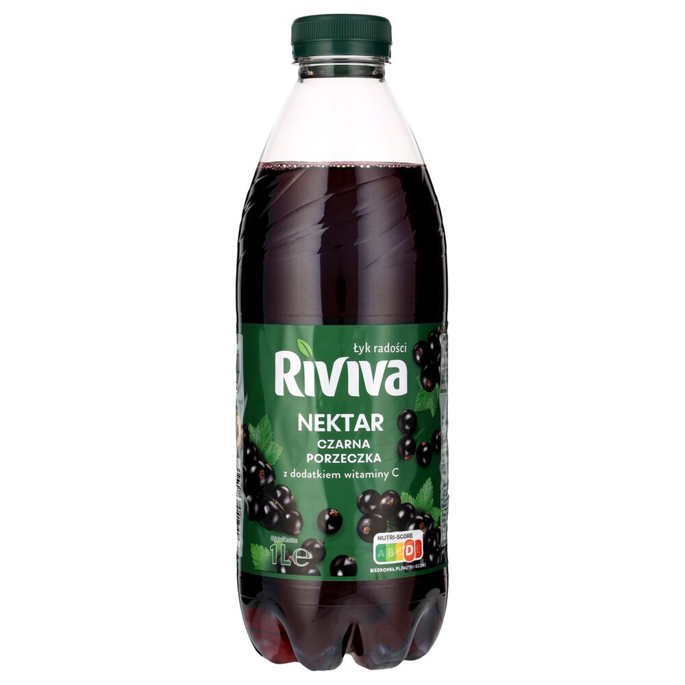 Riviva Nektar o smaku czarnej porzeczki z dodatkiem witaminy C 1 l. /szt.