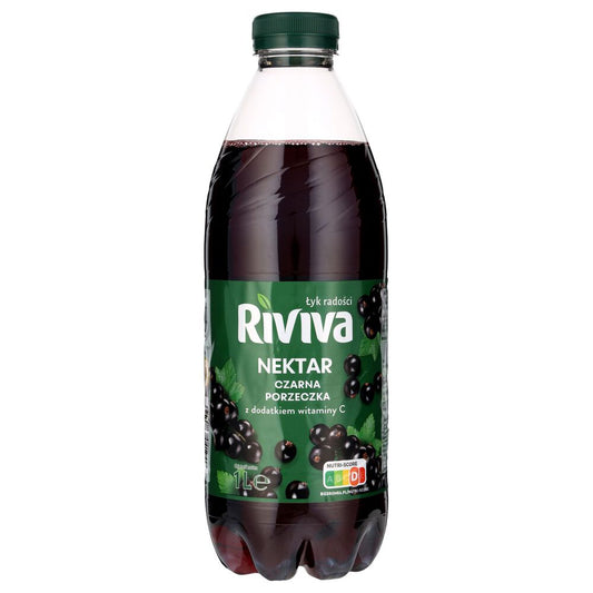 Riviva Nektar o smaku czarnej porzeczki z dodatkiem witaminy C 1 l. /szt.