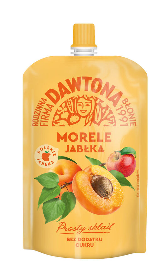 Dawtona Mus morele jabłka 180 g. /szt.