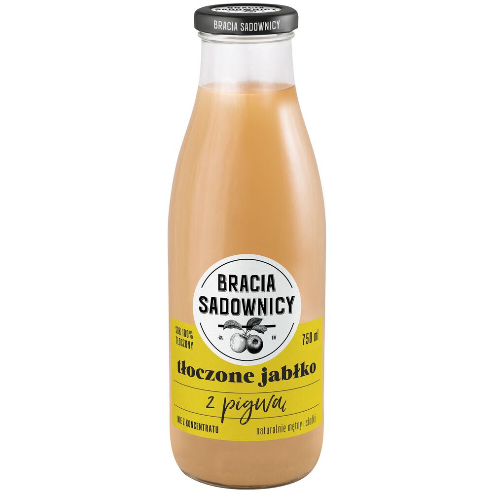 Bracia Sadownicy Sok tłoczony jabłko pigwa 750 ml. /szt.